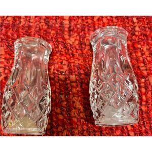 5/$65‎   Gorham Lead Crystal Salt & Pepper Shakers Small Pair
